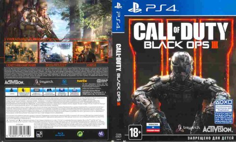 Игра Call of Duty : Black ops 3, Sony PS4, 174-43, Баград.рф